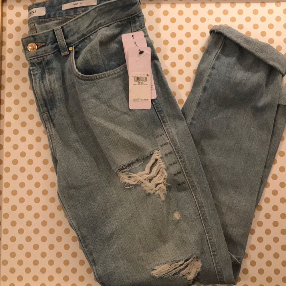 Guess boy fit destroyed jean